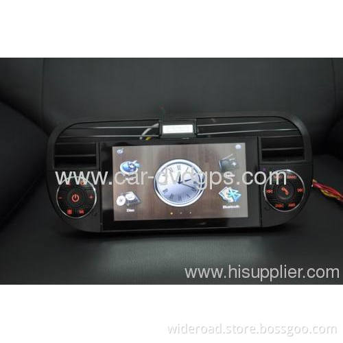 6.2inch 1din Fiat 500 Navigation Dvd 2007-2013 Radio Tv Bt Ipod Canbus Blue&amp;me Car Usb 